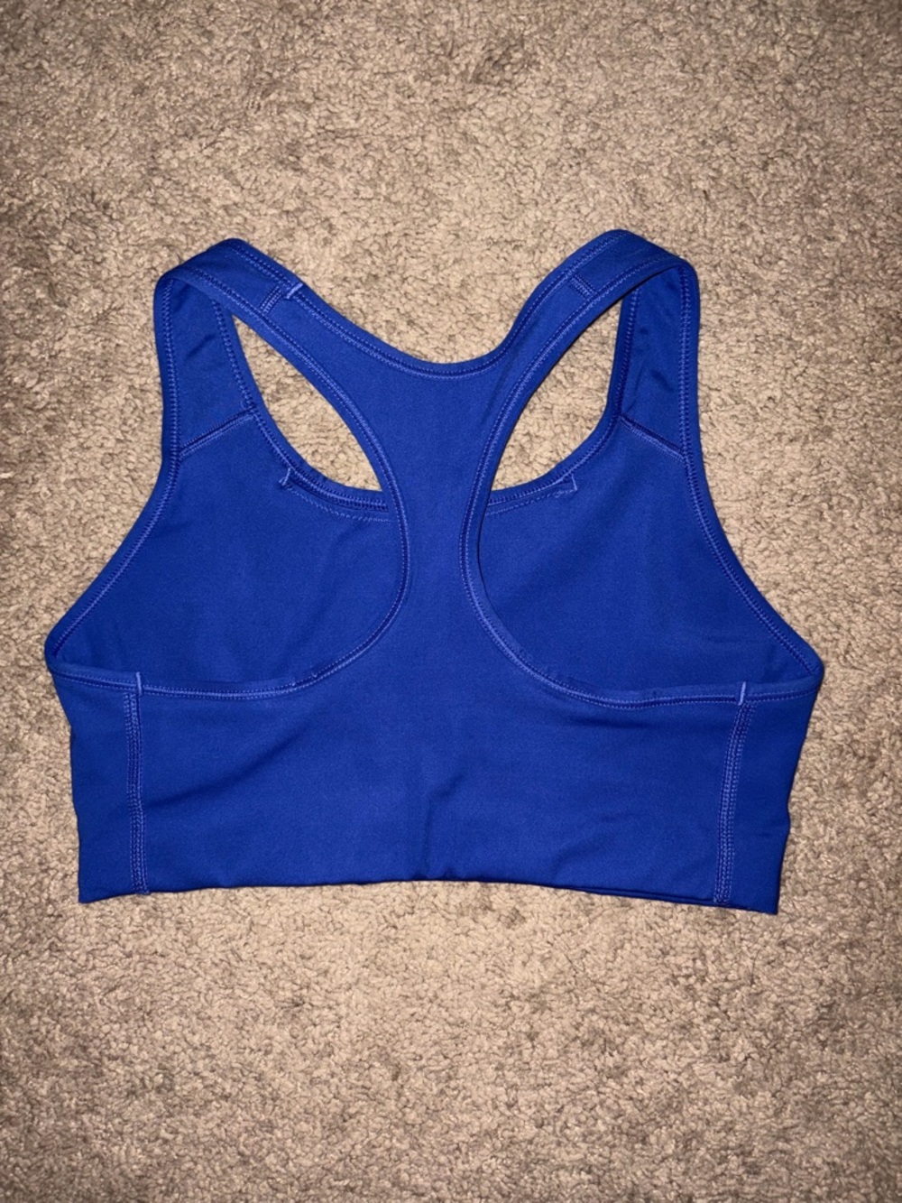 Nike Dri-FIT Swoosh Women's Medium-Support Sports Bra | Purple Indigo | Medium - Picture 4 of 7